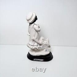 Giuseppe Armani Mindy African American Black Girl with Cat Rare Marked Signed