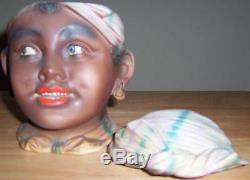 Gypsy girl woman black african-american tobacco jar