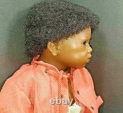 HIMSTEDT African American Doll PEMBA 21 inch #2292 Vintage 1992 Box COA Estate