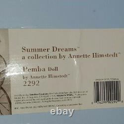 HIMSTEDT African American Doll PEMBA 21 inch #2292 Vintage 1992 Box COA Estate