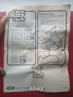 HTF 1980 Vtg Ideal Chew Suzy Chew 14-Inch Baby Doll? African American/Black? NIOB