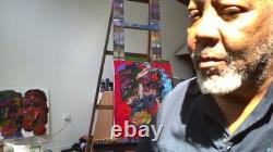 Harold Smith Original Black / African American Art Painting UrbanKore