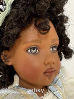 Helen Kish Doll Miss Bon Temps Hand Painted UFDC NOLA 2003 African American