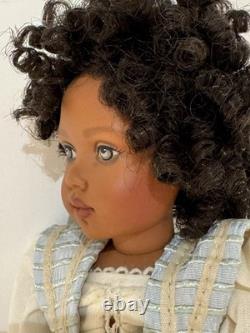 Helen Kish Doll Miss Bon Temps Hand Painted UFDC NOLA 2003 African American