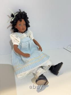 Helen Kish Doll Miss Bon Temps Hand Painted UFDC NOLA 2003 African American