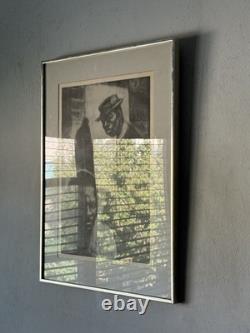 Herman Kofi Bailey Vintage Black African American Figurative Lithograph Old 1972