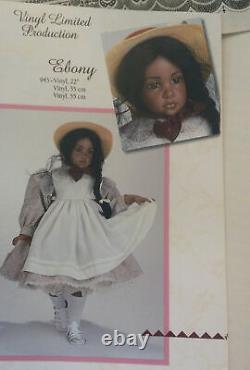 Hildegard Gunzel 24 EBONY Black African American Vinyl DOLL 1991