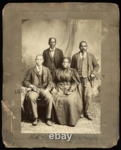 Historic Black History Photo African American Ofcrs Virginia Tobacco Trade Union