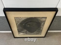 Historic RARE 1970s African American BLACK ARTS Portrait Drawing, WYATT JR