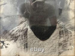 Historic RARE 1970s African American BLACK ARTS Portrait Drawing, WYATT JR