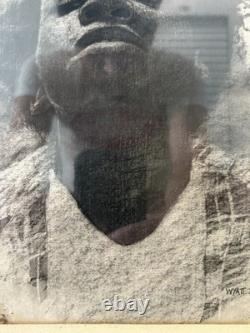 Historic RARE 1970s African American BLACK ARTS Portrait Drawing, WYATT JR