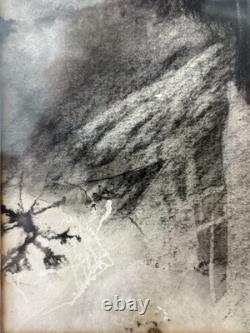 Historic RARE 1970s African American BLACK ARTS Portrait Drawing, WYATT JR