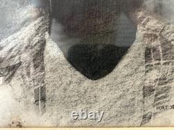 Historic RARE 1970s African American BLACK ARTS Portrait Drawing, WYATT JR