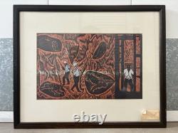 Historic RARE 1970s African American BLACK Civil Rights Lithograph, CATLETT