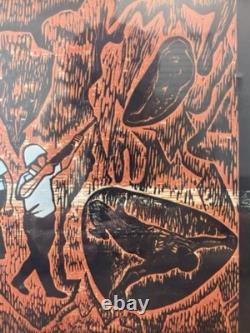 Historic RARE 1970s African American BLACK Civil Rights Lithograph, CATLETT