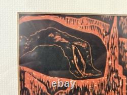 Historic RARE 1970s African American BLACK Civil Rights Lithograph, CATLETT