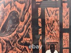 Historic RARE 1970s African American BLACK Civil Rights Lithograph, CATLETT