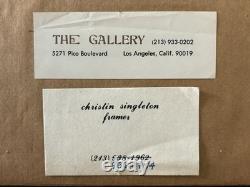 Historic RARE 1970s African American BLACK Civil Rights Lithograph, CATLETT