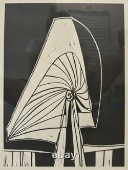 Historic RARE 1972 African American BLACK ARTS Abstract Lithograph, SAMELLA