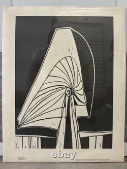 Historic RARE 1972 African American BLACK ARTS Abstract Lithograph, SAMELLA