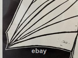 Historic RARE 1972 African American BLACK ARTS Abstract Lithograph, SAMELLA