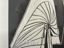 Historic RARE 1972 African American BLACK ARTS Abstract Lithograph, SAMELLA