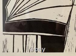 Historic RARE 1972 African American BLACK ARTS Abstract Lithograph, SAMELLA