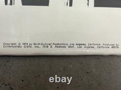 Historic RARE 1972 African American BLACK ARTS Abstract Lithograph, SAMELLA
