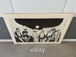 Historic RARE 1972 African American BLACK Arts MIGRANT Lithograph, SAMELLA