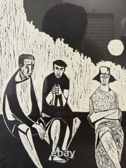 Historic RARE 1972 African American BLACK Arts MIGRANT Lithograph, SAMELLA