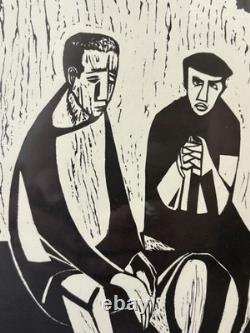 Historic RARE 1972 African American BLACK Arts MIGRANT Lithograph, SAMELLA