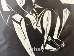 Historic RARE 1972 African American BLACK Arts MIGRANT Lithograph, SAMELLA