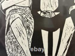 Historic RARE 1972 African American BLACK Arts MIGRANT Lithograph, SAMELLA