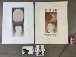Historic RARE 1975 African American BLACK Modern Lithograph, Cleveland BELLOW