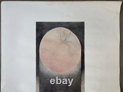 Historic RARE 1975 African American BLACK Modern Lithograph, Cleveland BELLOW
