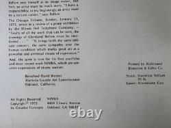 Historic RARE 1975 African American BLACK Modern Lithograph, Cleveland BELLOW
