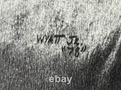 Historic RARE 1978 African American BLACK ARTS Mural Lithograph, WYATT JR