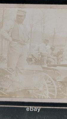 Historical 1890s Hot Springs, AR CC Photo African American Black Railroad Wagon