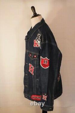 Howard University Black College African American Blue Jean Denim Jacket 3XL XXXL