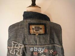 Howard University Black College African American Blue Jean Denim Jacket 3XL XXXL