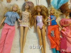 Huge Lot 150+ Vintage to Modern 24 Barbie Dolls Black AA Asian 80s 90s Clothes