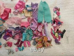 Huge Lot 150+ Vintage to Modern 24 Barbie Dolls Black AA Asian 80s 90s Clothes