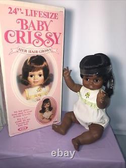 IDEAL BABY CRISSY DOLL African-American Mint In Box