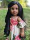 Imogen Custom African American Girl Doll OOAK Black Hair Light Hazel Eyes Sonali