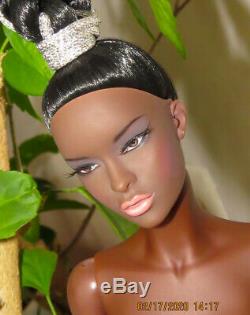 JAMIEshow Black Pearl Natalie 16 Nude Doll with Wig MINT