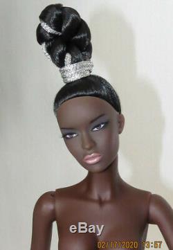 JAMIEshow Black Pearl Natalie 16 Nude Doll with Wig MINT