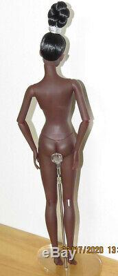 JAMIEshow Black Pearl Natalie 16 Nude Doll with Wig MINT