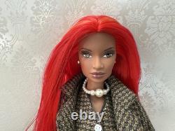 Janay Integrity Toys Black OOAK Business Suit Red Hair African American #4