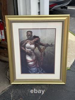 Jay C Bakari Forever My Queen Framed African American Black Art Print 27x33