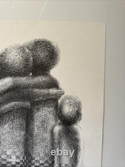 John Biggers Offset Lithograph Black Americana African American Modernist Rare